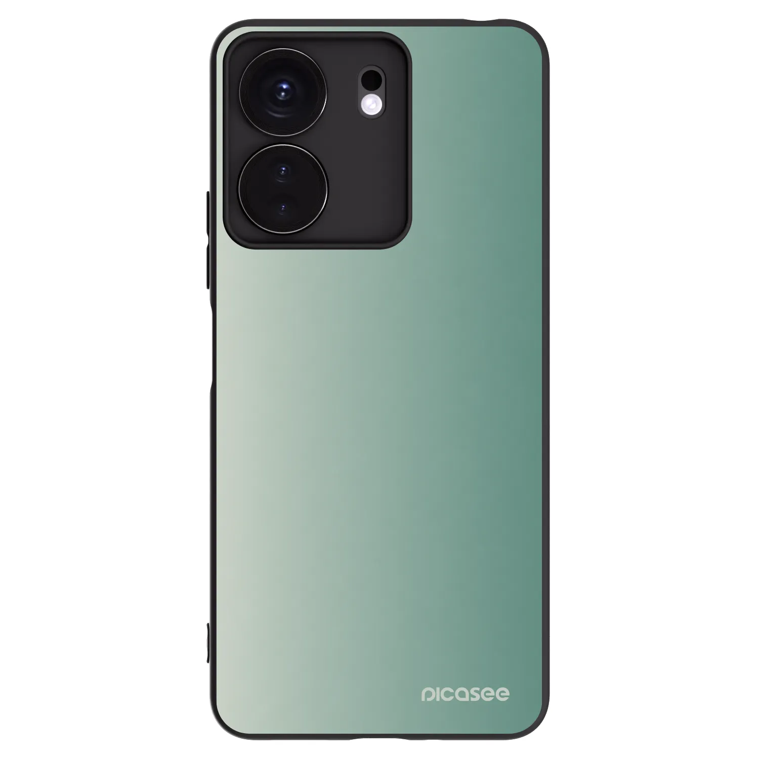 Picasee Xiaomi Redmi 13C 4G Hülle - Schwarzes Silikon - Misty Sage