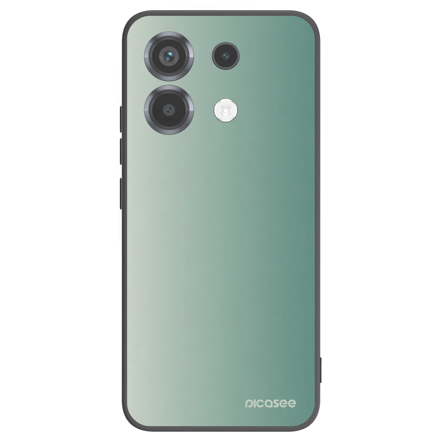 Picasee Xiaomi Poco X6 Hülle - Schwarzes Silikon - Misty Sage