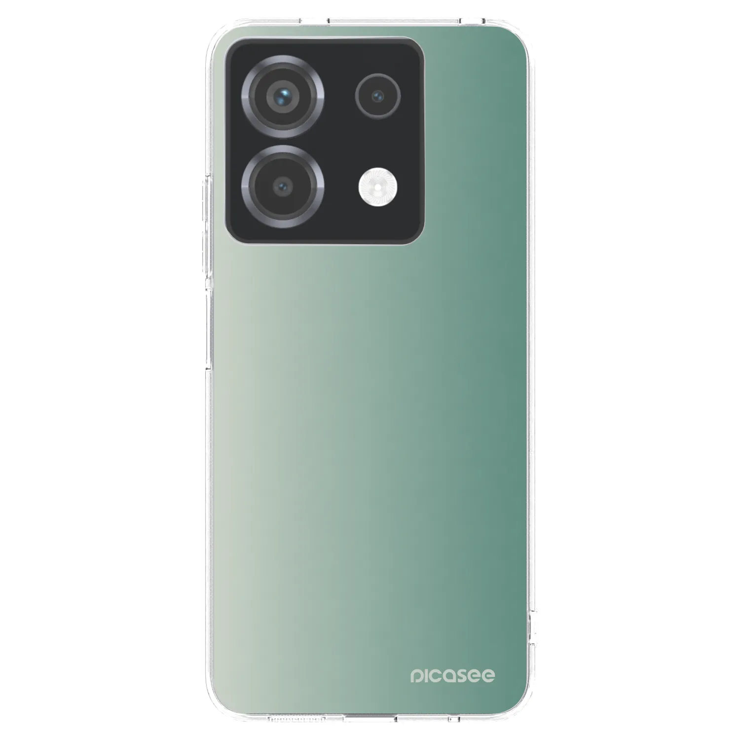 Picasee Xiaomi Poco X6 Hülle - Transparentes Silikon - Misty Sage