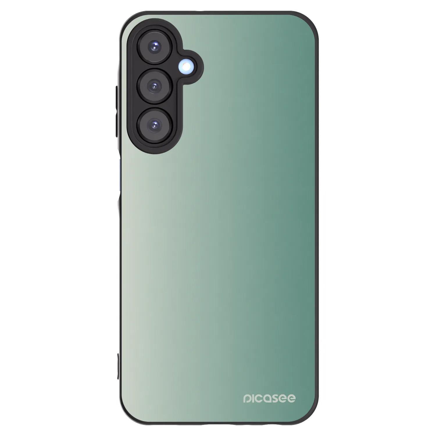 Picasee Samsung Galaxy A25 A256B 5G Hülle - Schwarzes Silikon - Misty Sage