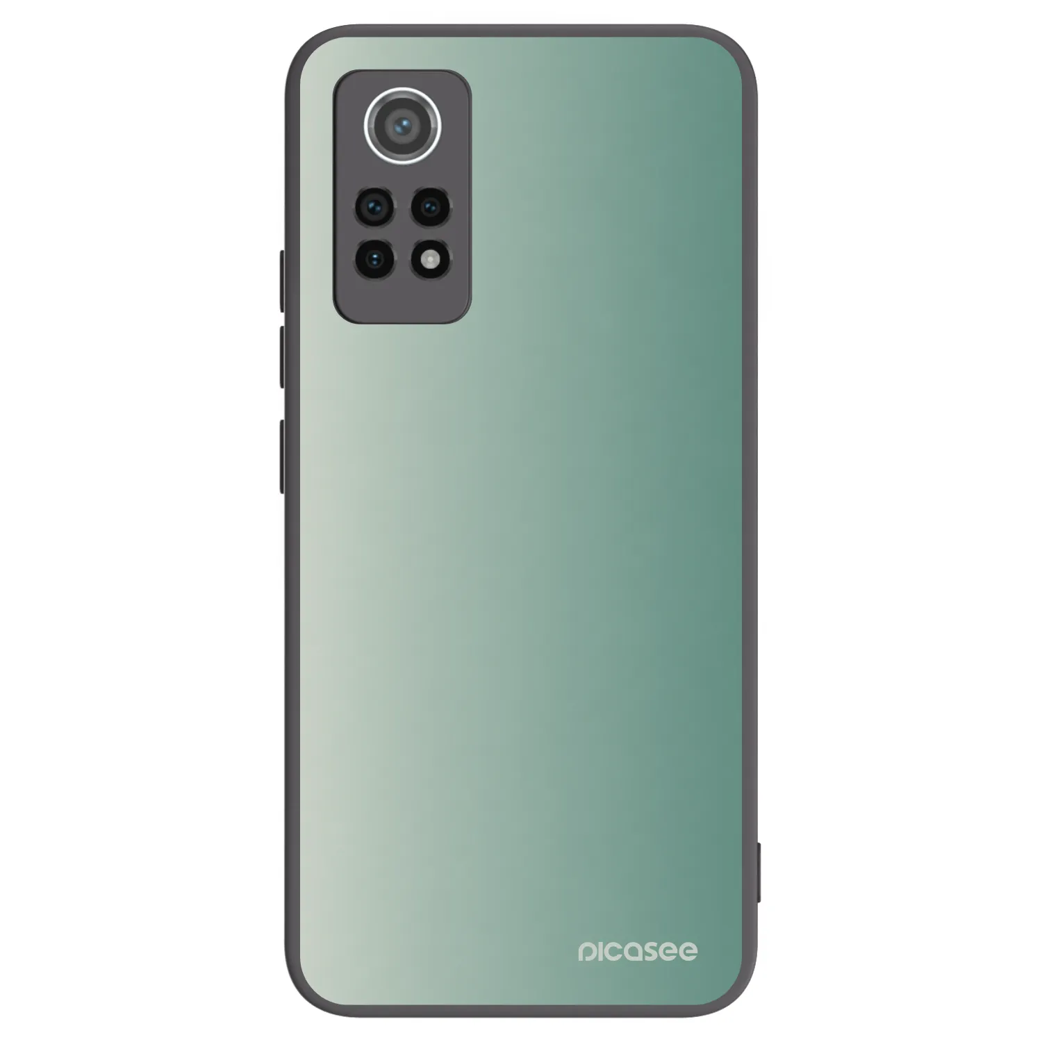 Picasee Xiaomi Redmi Note 12 Pro 4G Hülle - Schwarzes Silikon - Misty Sage