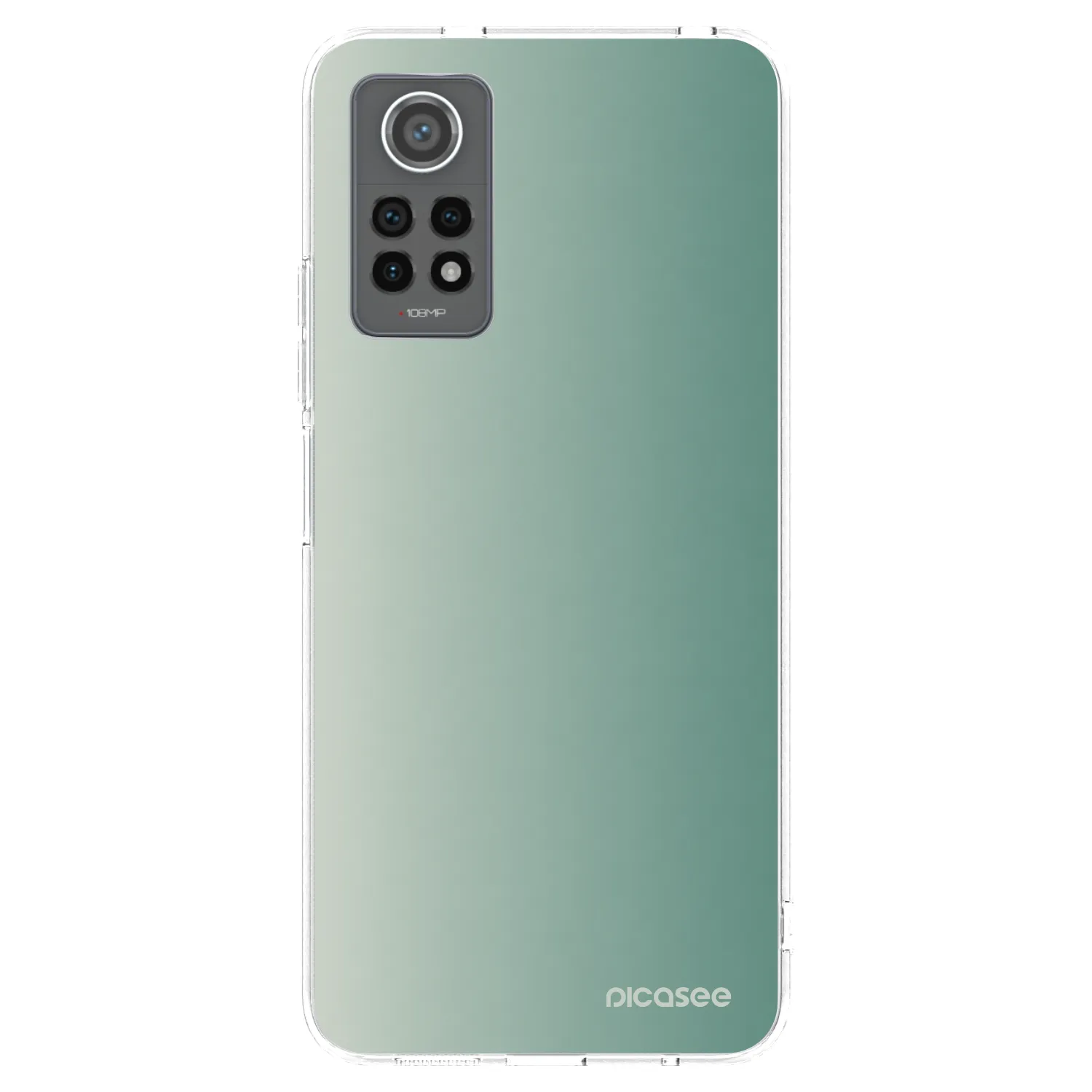 Picasee Xiaomi Redmi Note 12 Pro 4G Hülle - Transparentes Silikon - Misty Sage