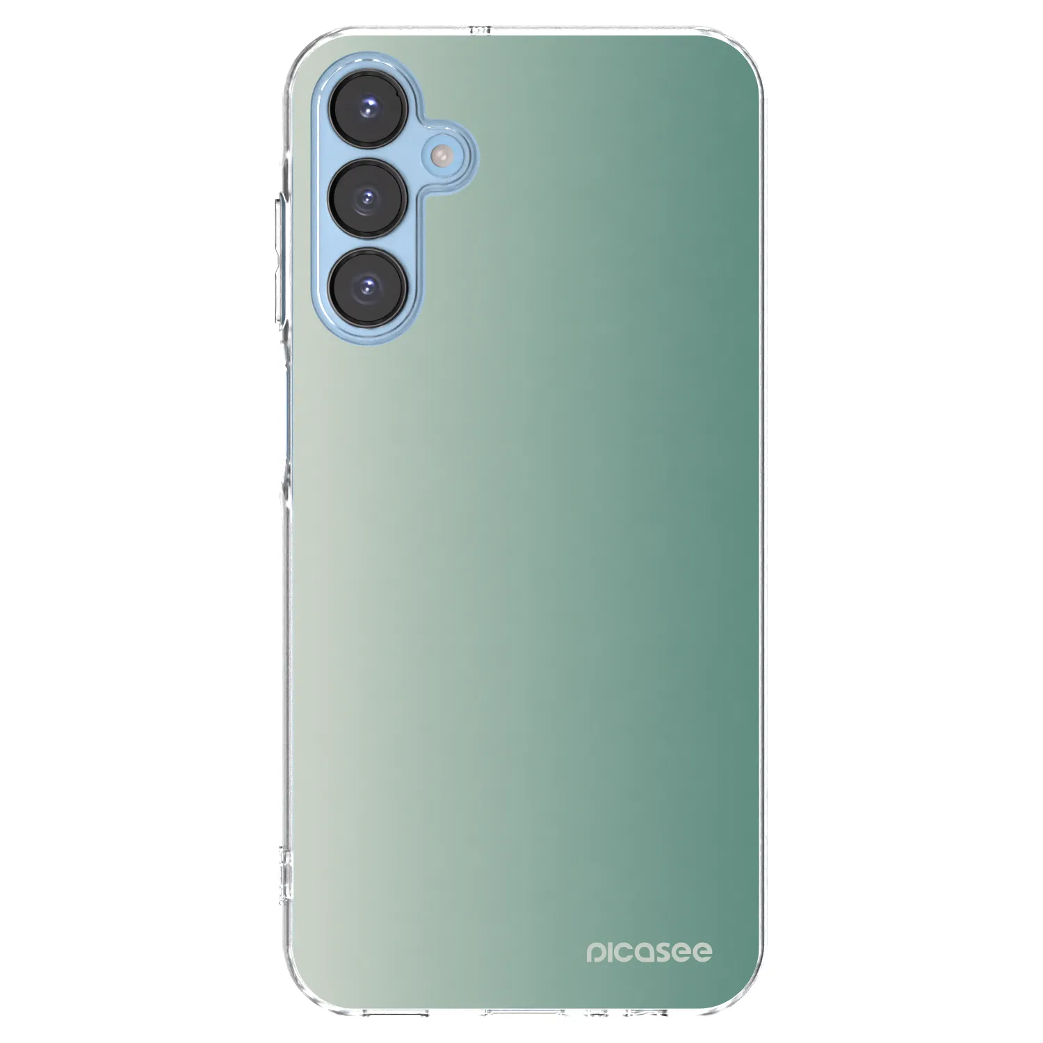 Picasee Samsung Galaxy A15 A156B 5G Hülle - Transparentes Silikon - Misty Sage