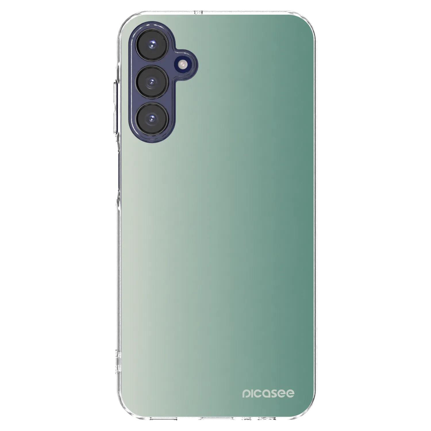 Picasee Samsung Galaxy A15 A155F 4G Hülle - Transparentes Silikon - Misty Sage
