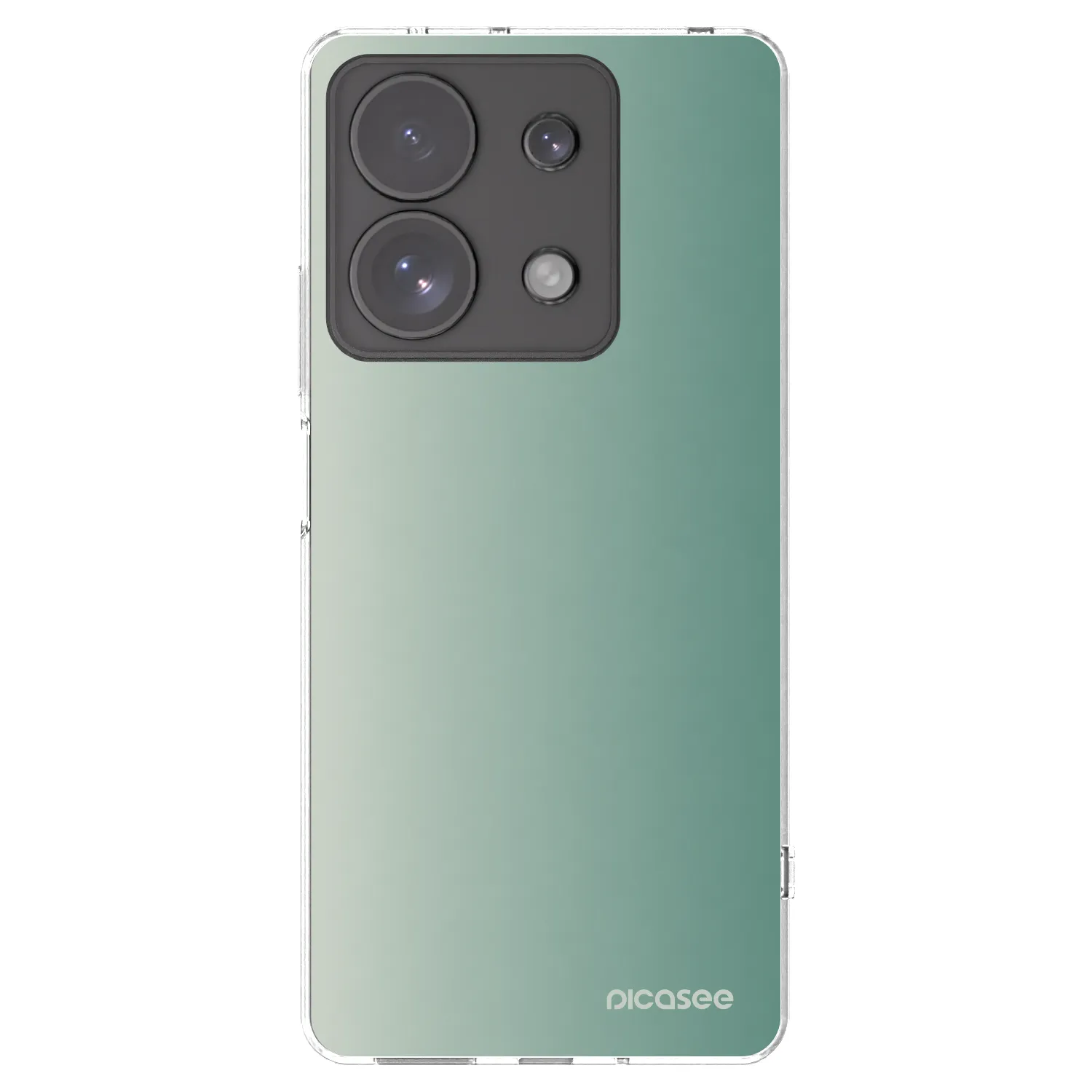 Picasee Xiaomi Redmi Note 13 Pro 4G Hülle - Transparentes Silikon - Misty Sage
