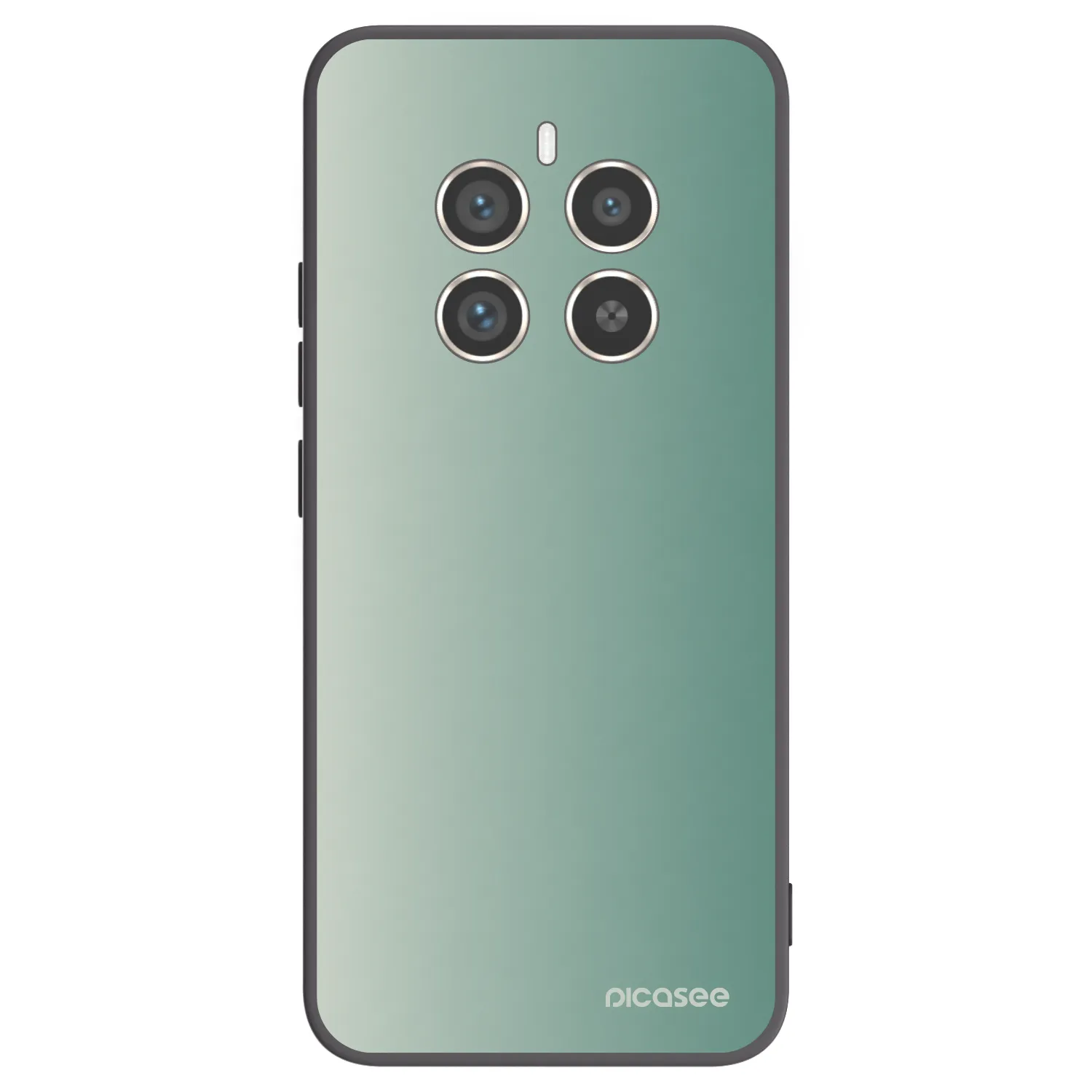 Picasee Realme 12 Pro 5G Hülle - Schwarzes Silikon - Misty Sage