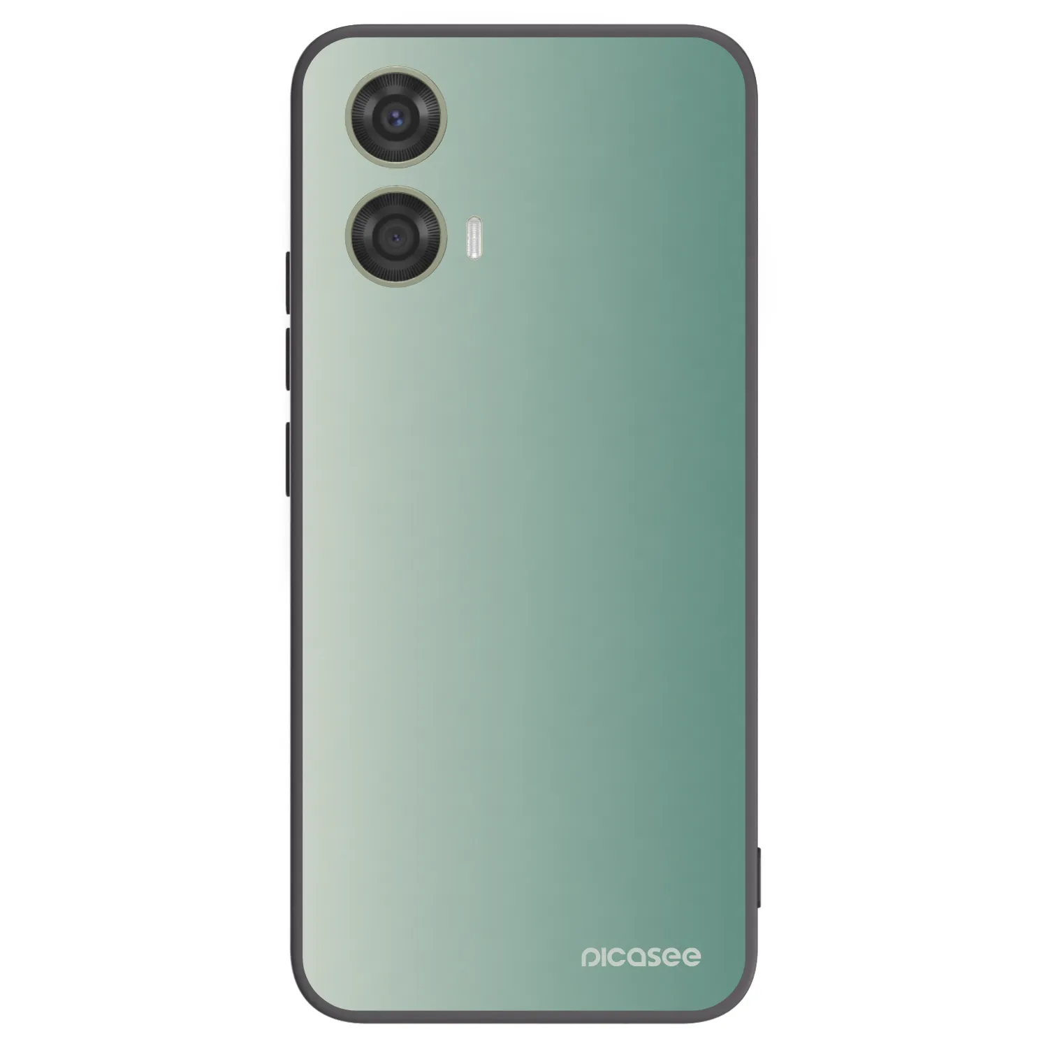 Picasee Motorola Moto G24 Hülle - Schwarzes Silikon - Misty Sage