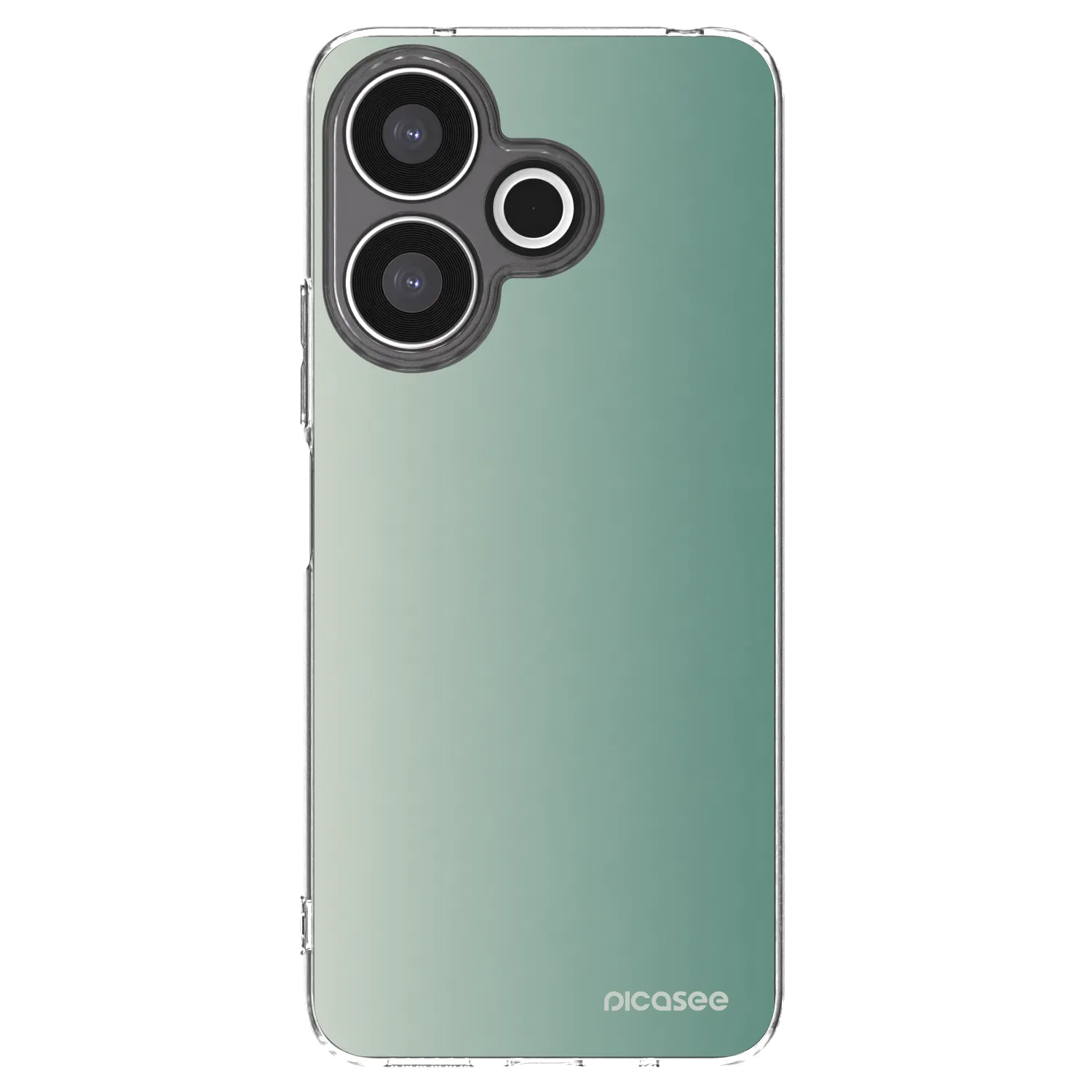 Picasee Xiaomi Redmi 13 4G Hülle - Transparentes Silikon - Misty Sage