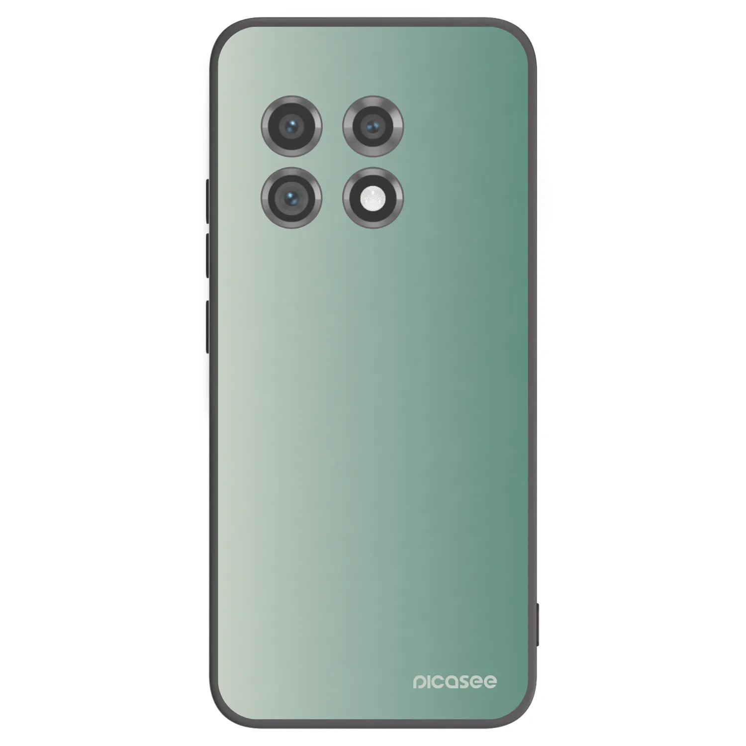 Picasee OnePlus 11 5G Hülle - Schwarzes Silikon - Misty Sage