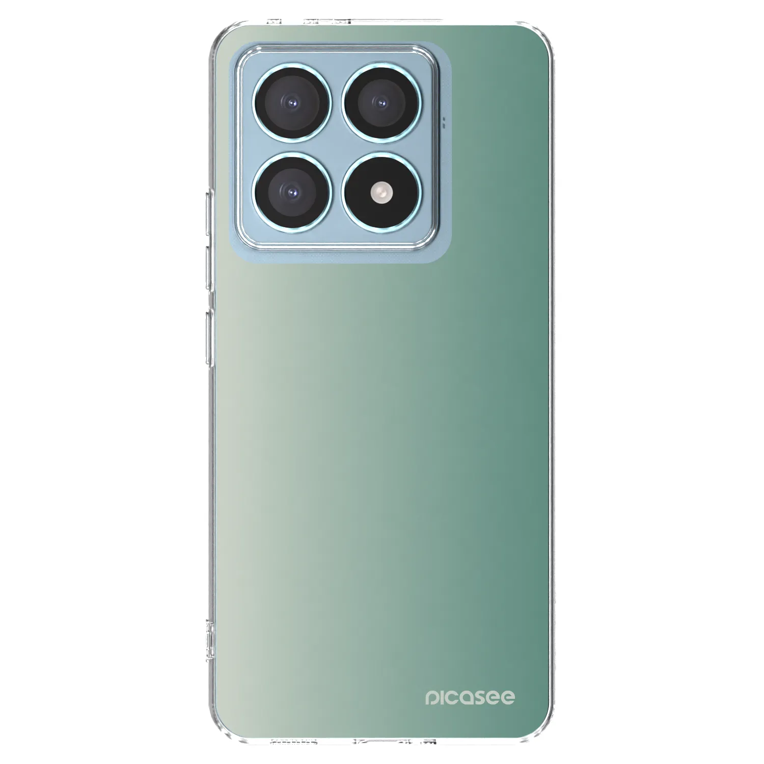 Picasee Xiaomi 14T Pro Hülle - Transparentes Silikon - Misty Sage