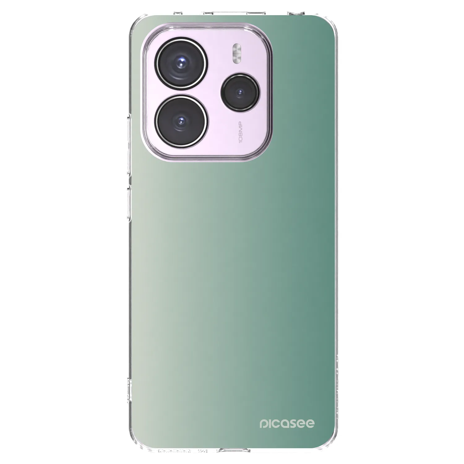 Picasee Xiaomi Redmi Note 14 5G Hülle - Transparentes Silikon - Misty Sage