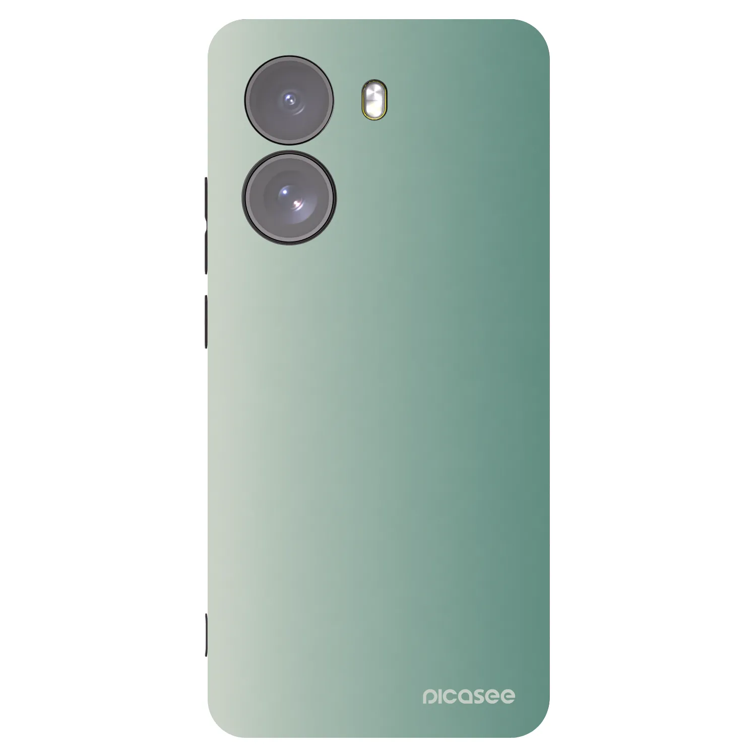 Picasee Xiaomi Poco X7 Hülle - Schwarzes Silikon - Misty Sage