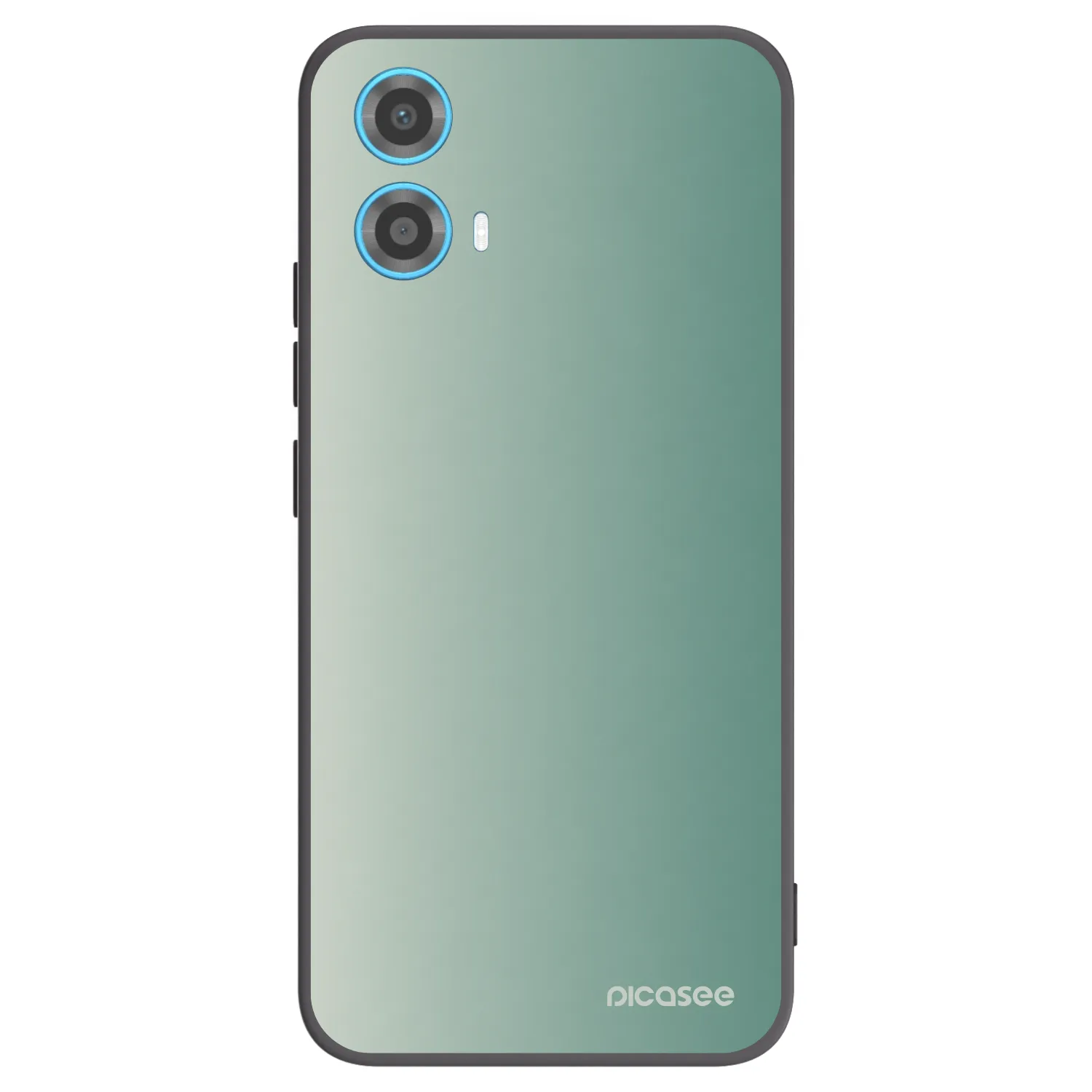 Picasee Motorola Moto G34 5G Hülle - Schwarzes Silikon - Misty Sage