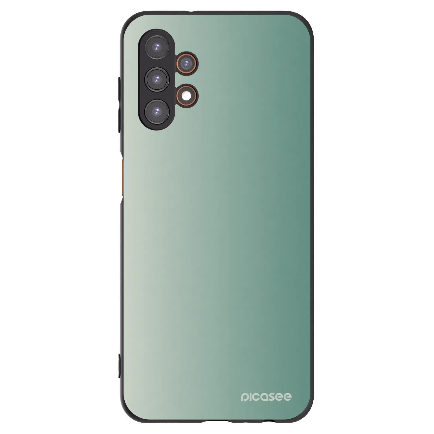 Picasee Samsung Galaxy A13 5G Hülle - Schwarzes Silikon - Misty Sage