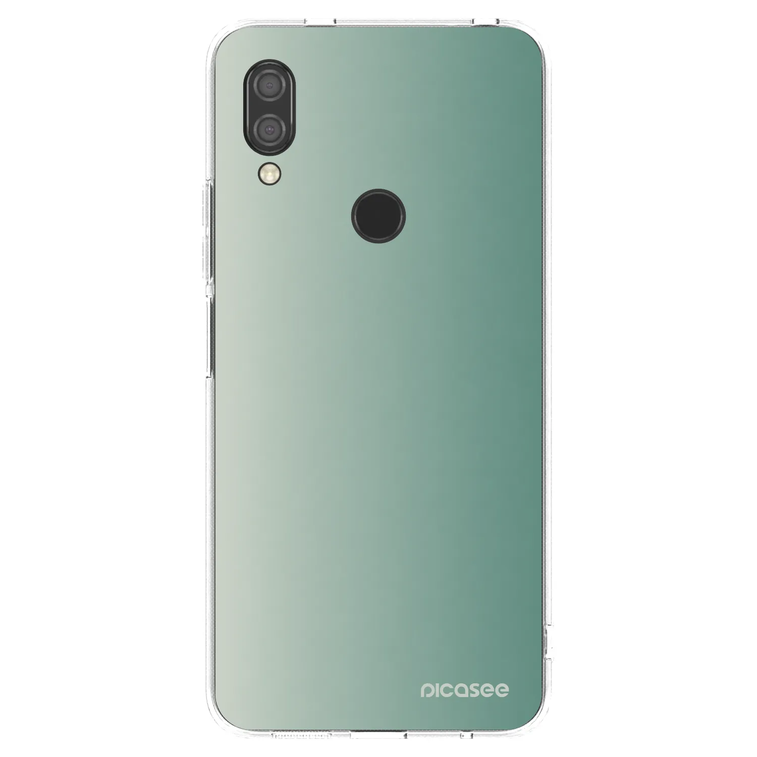 Picasee Xiaomi Redmi 7 Hülle - Transparentes Silikon - Misty Sage
