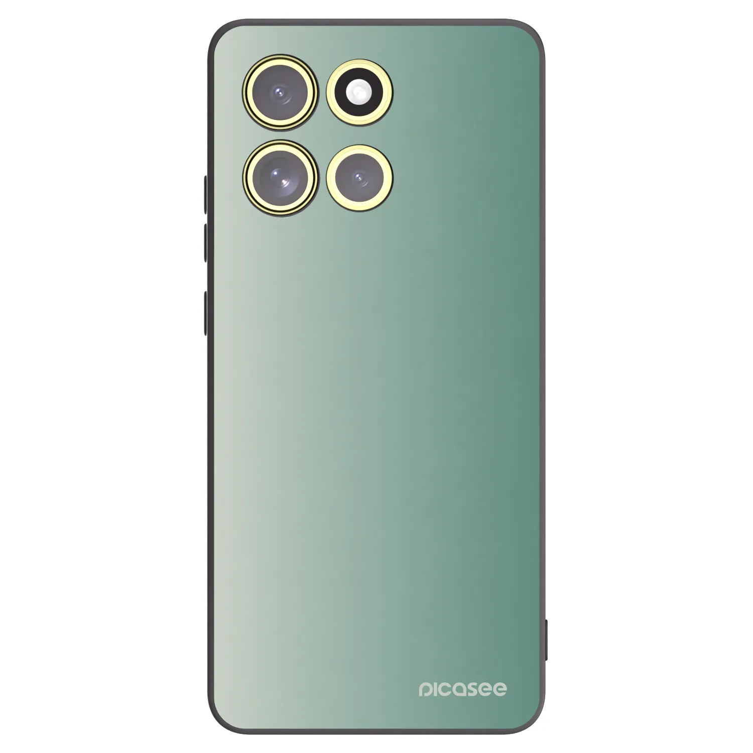 Picasee Motorola Moto G86 5G Hülle - Schwarzes Silikon - Misty Sage