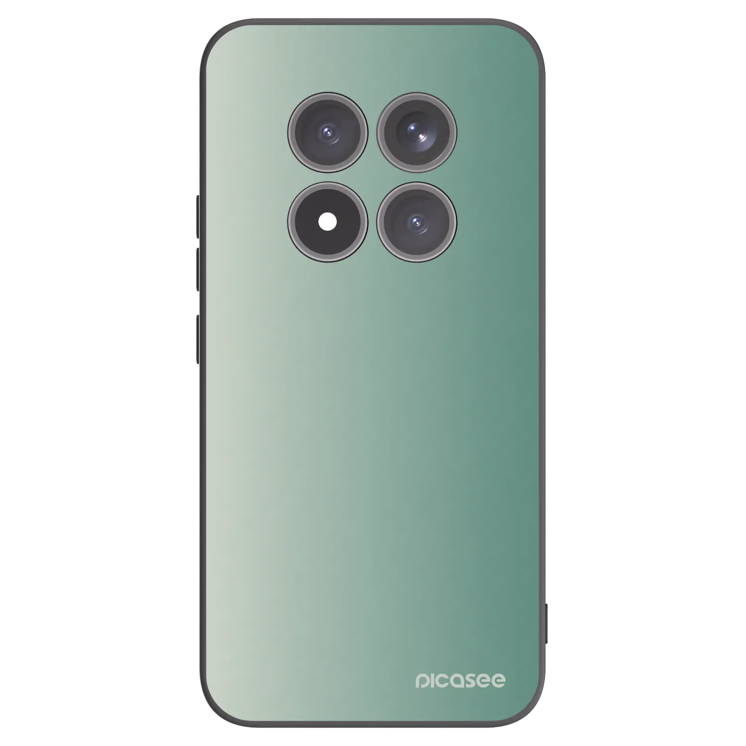 Picasee Xiaomi Redmi Note 15 Pro+ Hülle - Schwarzes Silikon - Misty Sage