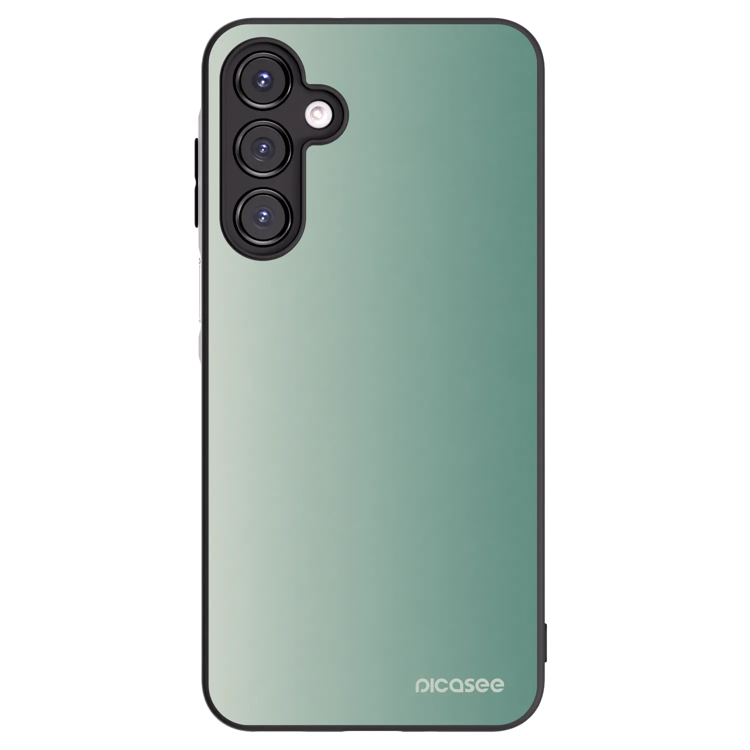 Picasee Samsung Galaxy A16 4G Hülle - Schwarzes Silikon - Misty Sage