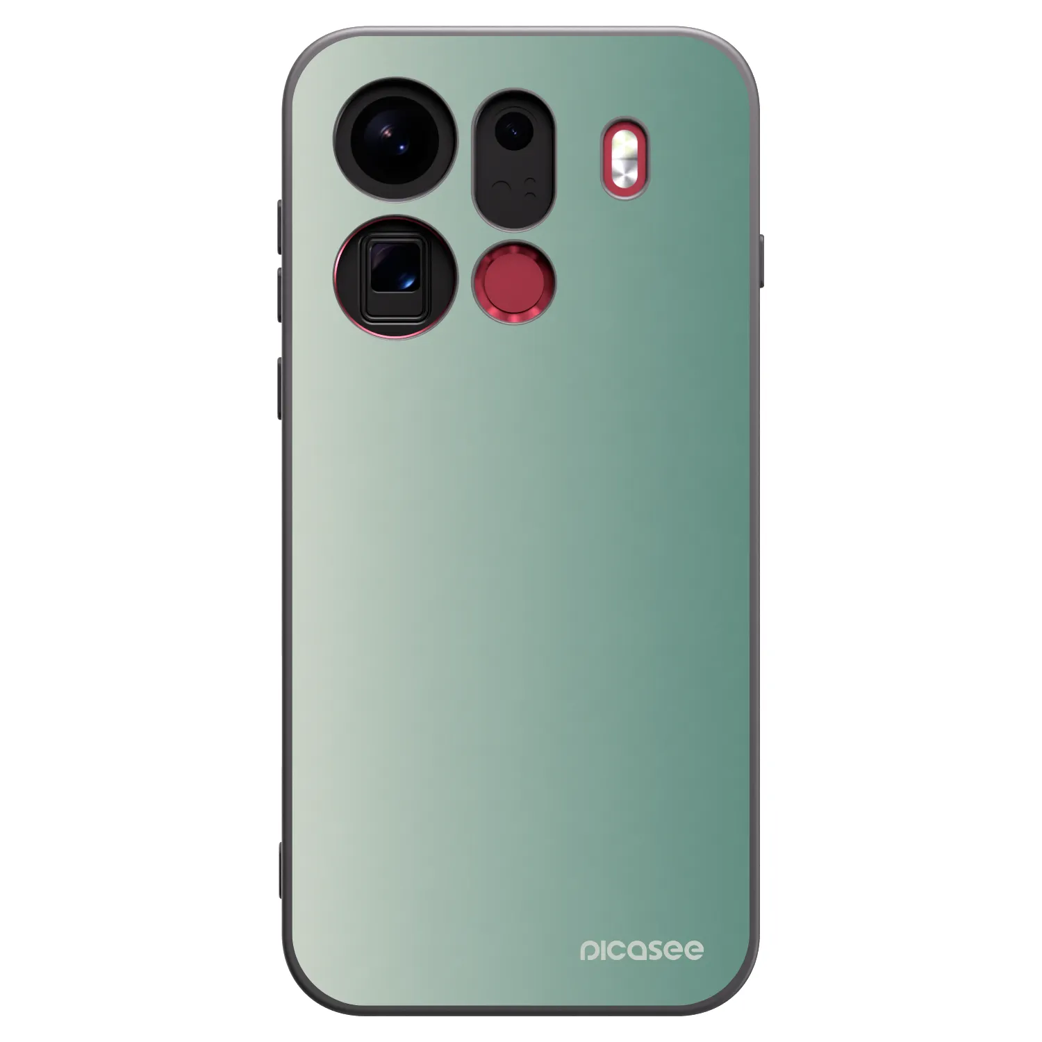 Picasee OPPO Find X9 Pro Hülle - Schwarzes Silikon - Misty Sage