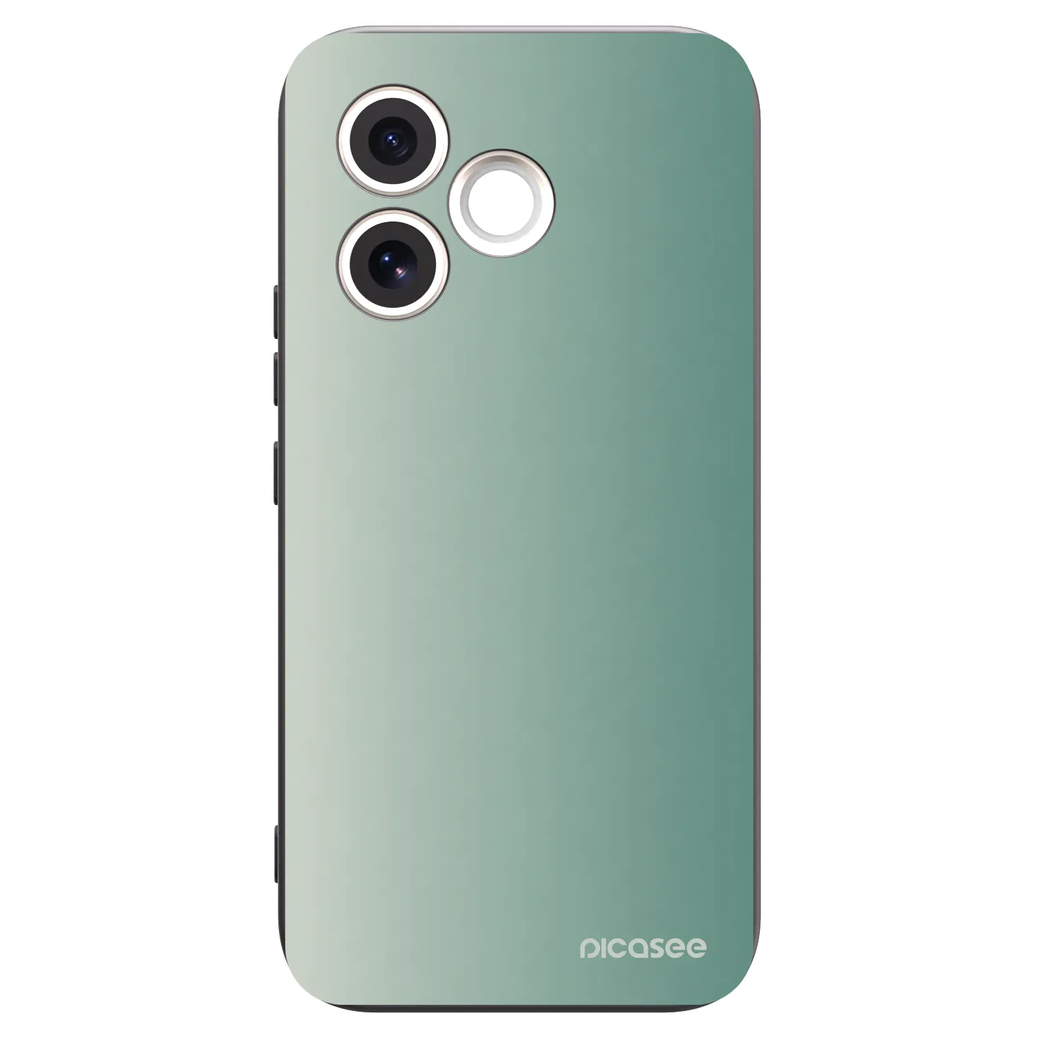 Picasee Honor 600 Lite Hülle - Schwarzes Silikon - Misty Sage