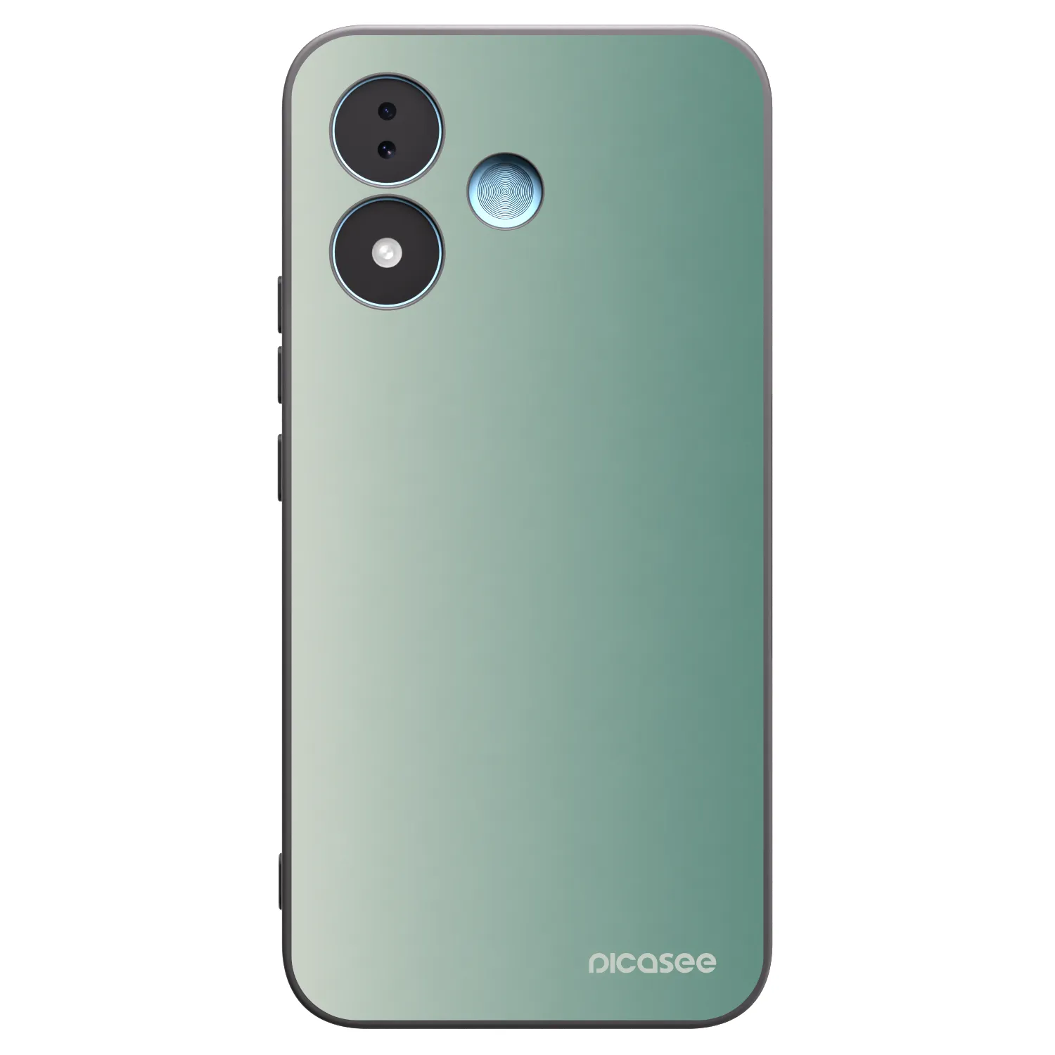Picasee Xiaomi Redmi Note 17 5G Hülle - Schwarzes Silikon - Misty Sage