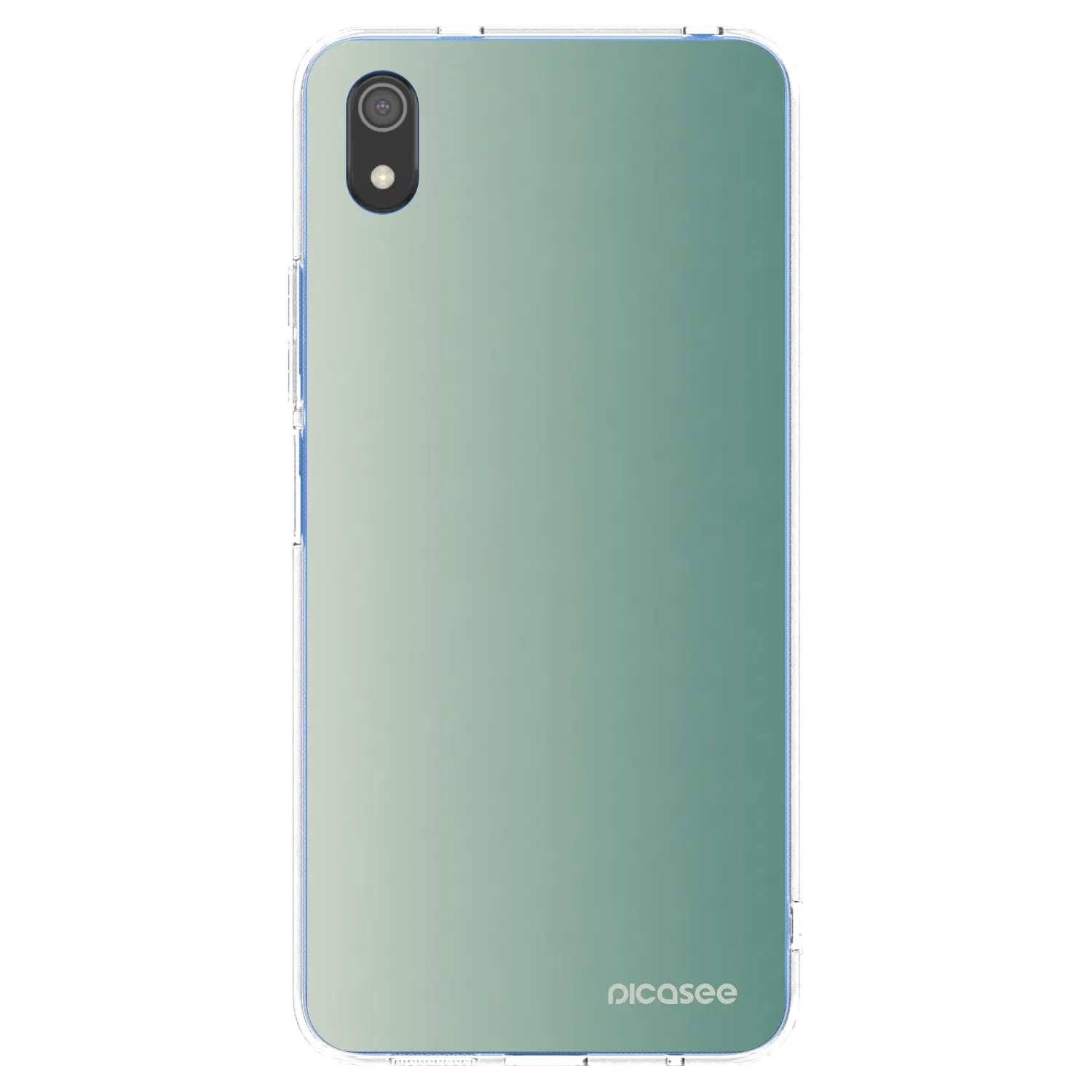 Picasee Xiaomi Redmi 7A Hülle - Transparentes Silikon - Misty Sage