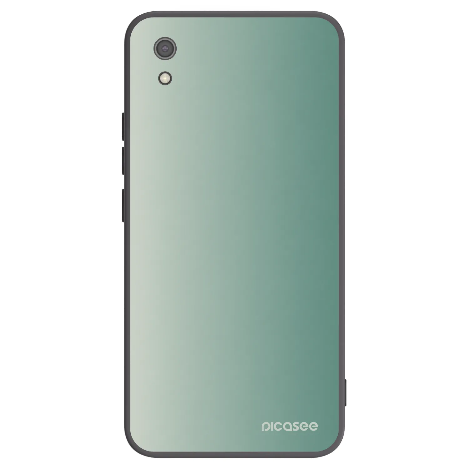 Picasee Xiaomi Redmi 7A Hülle - Schwarzes Silikon - Misty Sage