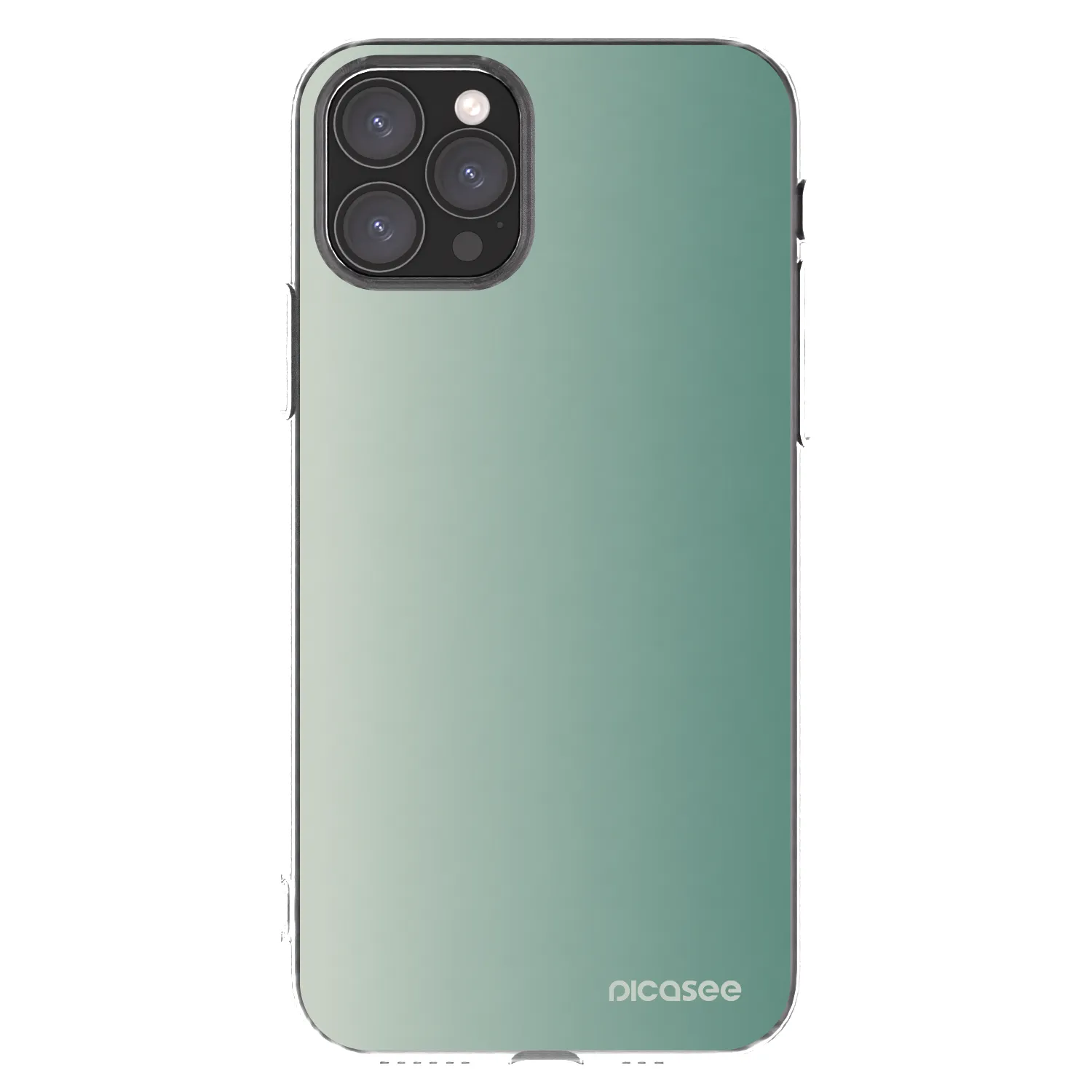 Picasee Apple iPhone 11 Pro Hülle - Transparentes Silikon - Misty Sage
