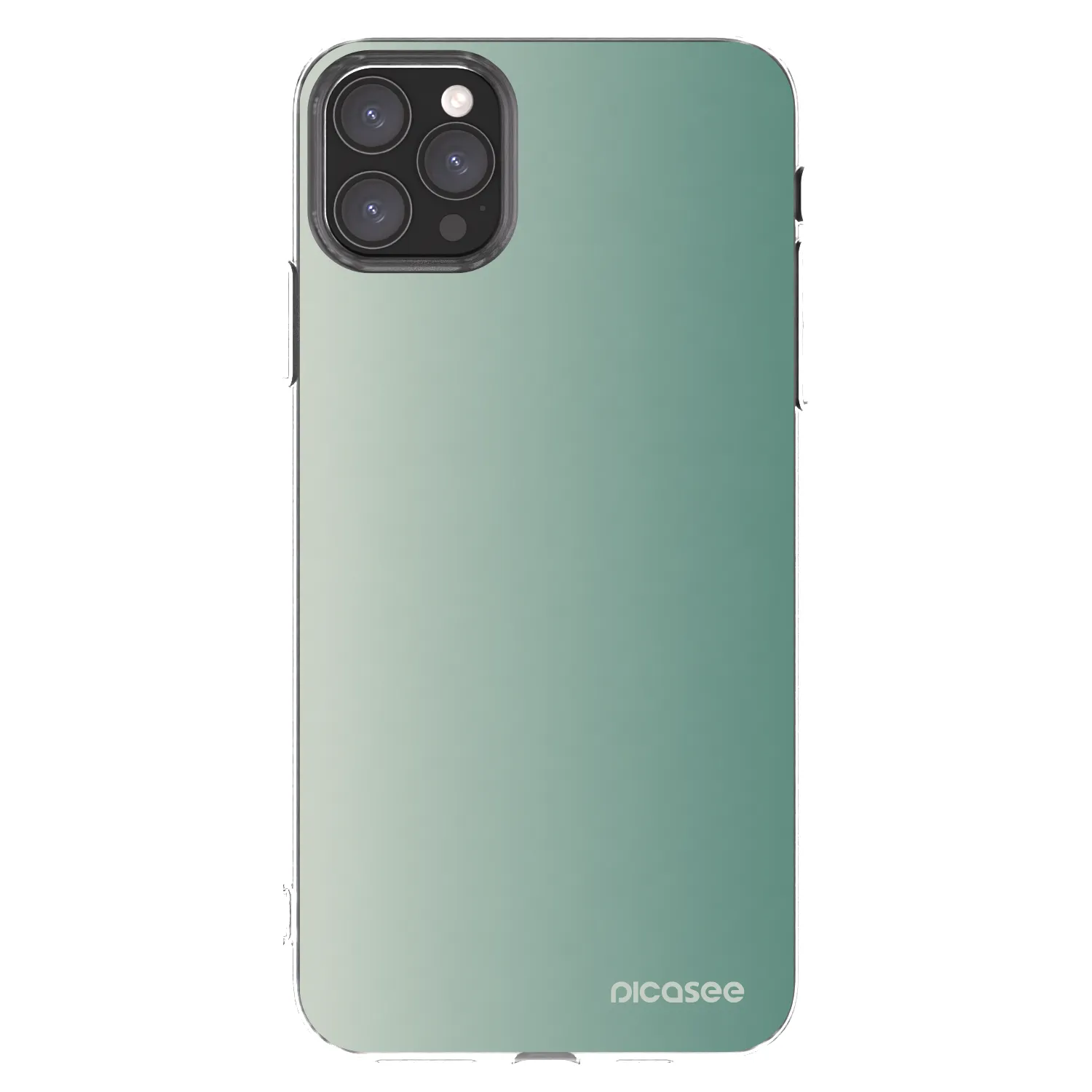 Picasee Apple iPhone 11 Pro Max Hülle - Transparentes Silikon - Misty Sage