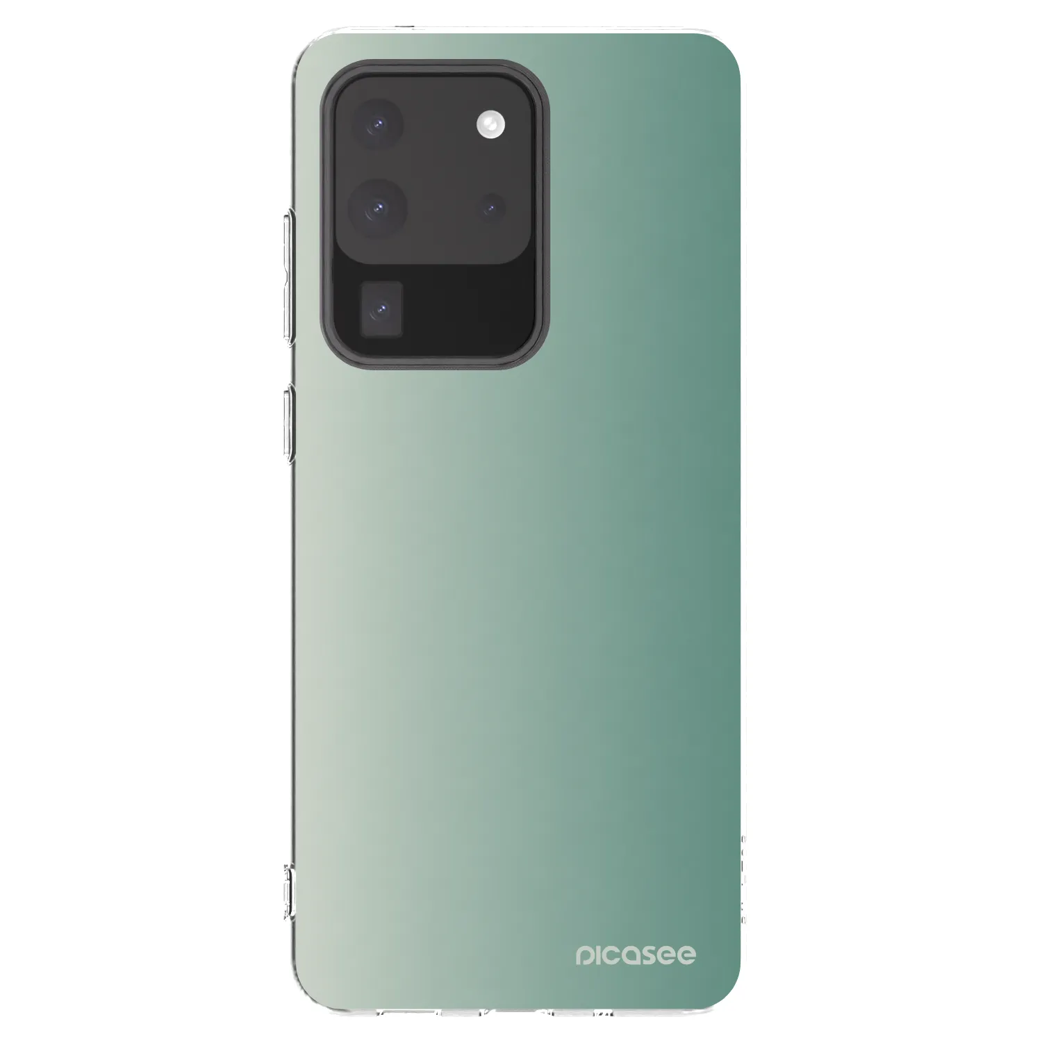 Picasee Samsung Galaxy S20 Ultra 5G G988F Hülle - Transparentes Silikon - Misty Sage