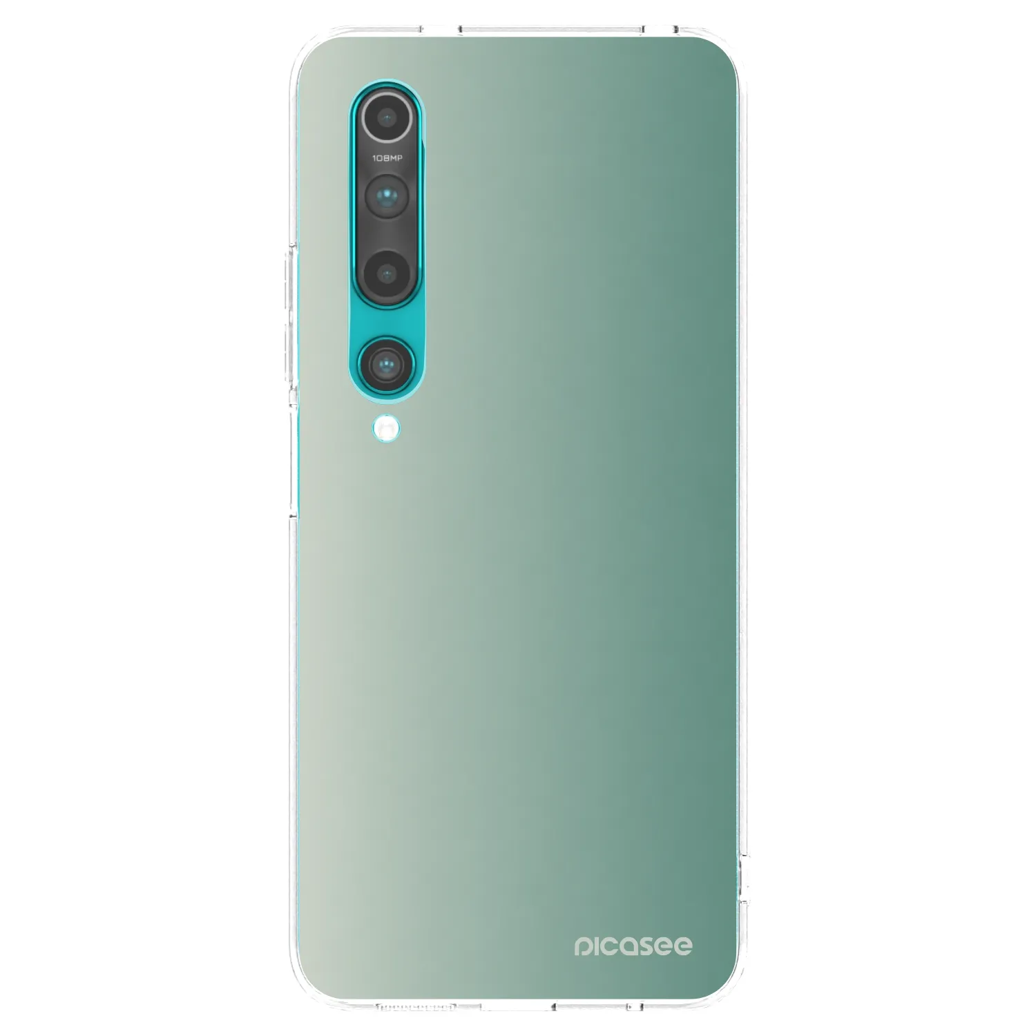 Picasee Xiaomi Mi 10 Hülle - Transparentes Silikon - Misty Sage