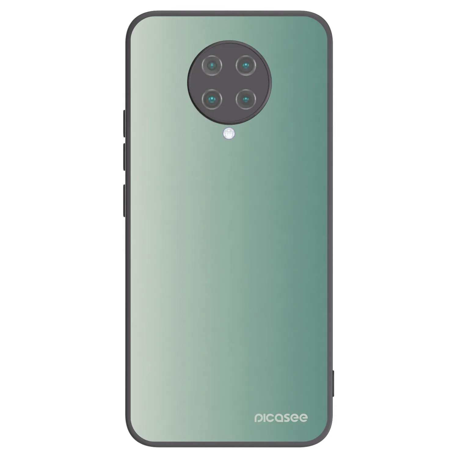 Picasee Xiaomi Poco F2 Pro Hülle - Schwarzes Silikon - Misty Sage
