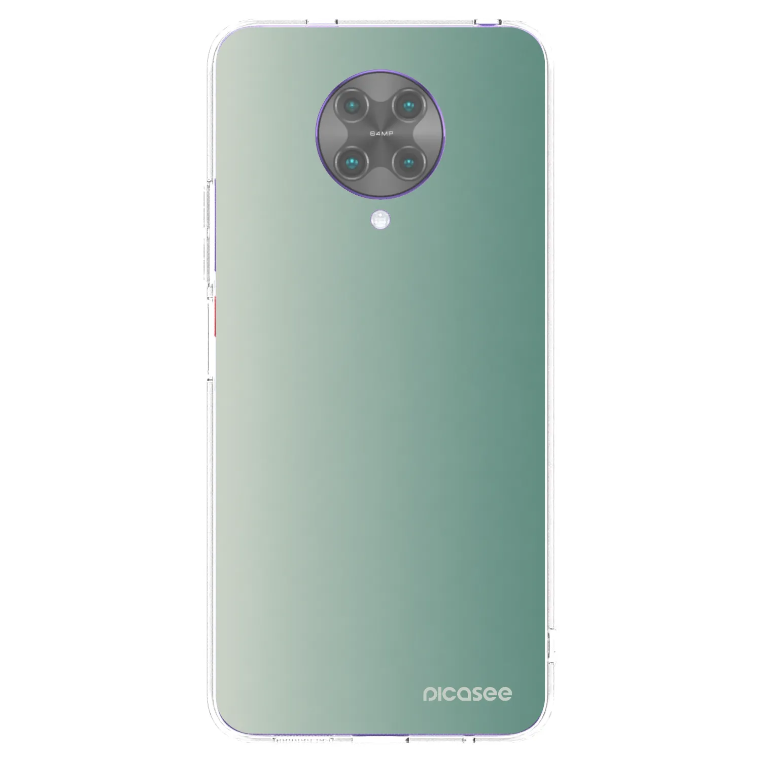 Picasee Xiaomi Poco F2 Pro Hülle - Transparentes Silikon - Misty Sage