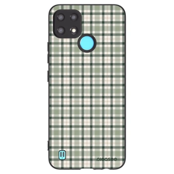 Hülle für Realme C21 - Sage Tartan