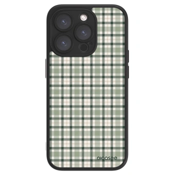 Picasee ULTIMATE CASE für Apple iPhone 15 Pro - Sage Tartan