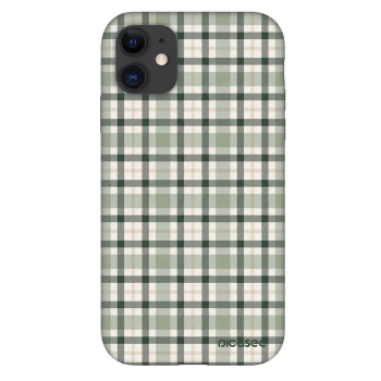 Hülle für Apple iPhone 11 - Sage Tartan