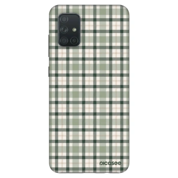 Hülle für Samsung Galaxy A71 A715F - Sage Tartan