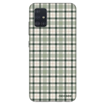 Hülle für Samsung Galaxy A51 A515F - Sage Tartan