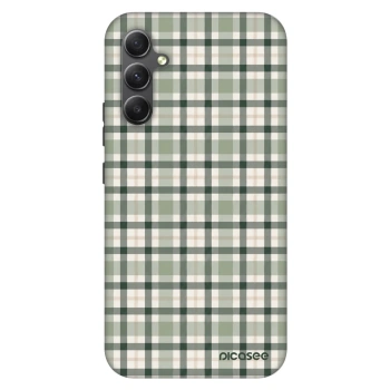Hülle für Samsung Galaxy A34 5G A346B - Sage Tartan