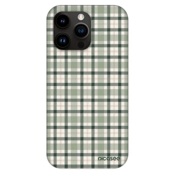 Hülle für Apple iPhone 13 Pro - Sage Tartan
