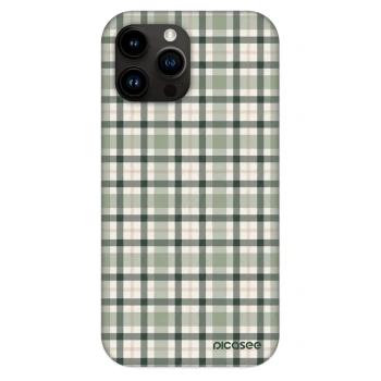 Hülle für Apple iPhone 13 Pro Max - Sage Tartan