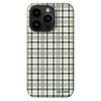 Hülle für Apple iPhone 14 Pro - Sage Tartan