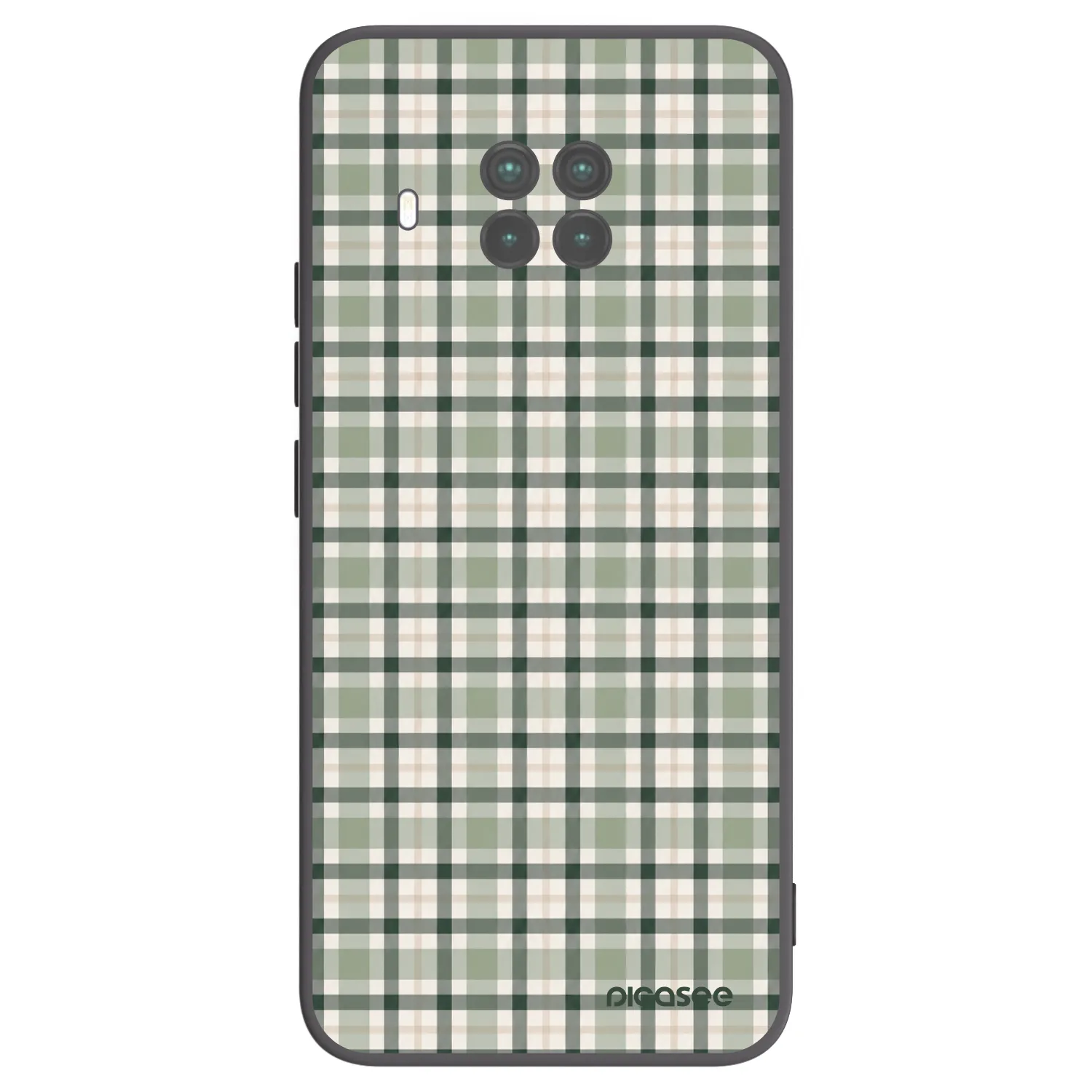 Picasee Xiaomi Mi 10T Lite Hülle - Schwarzes Silikon - Sage Tartan