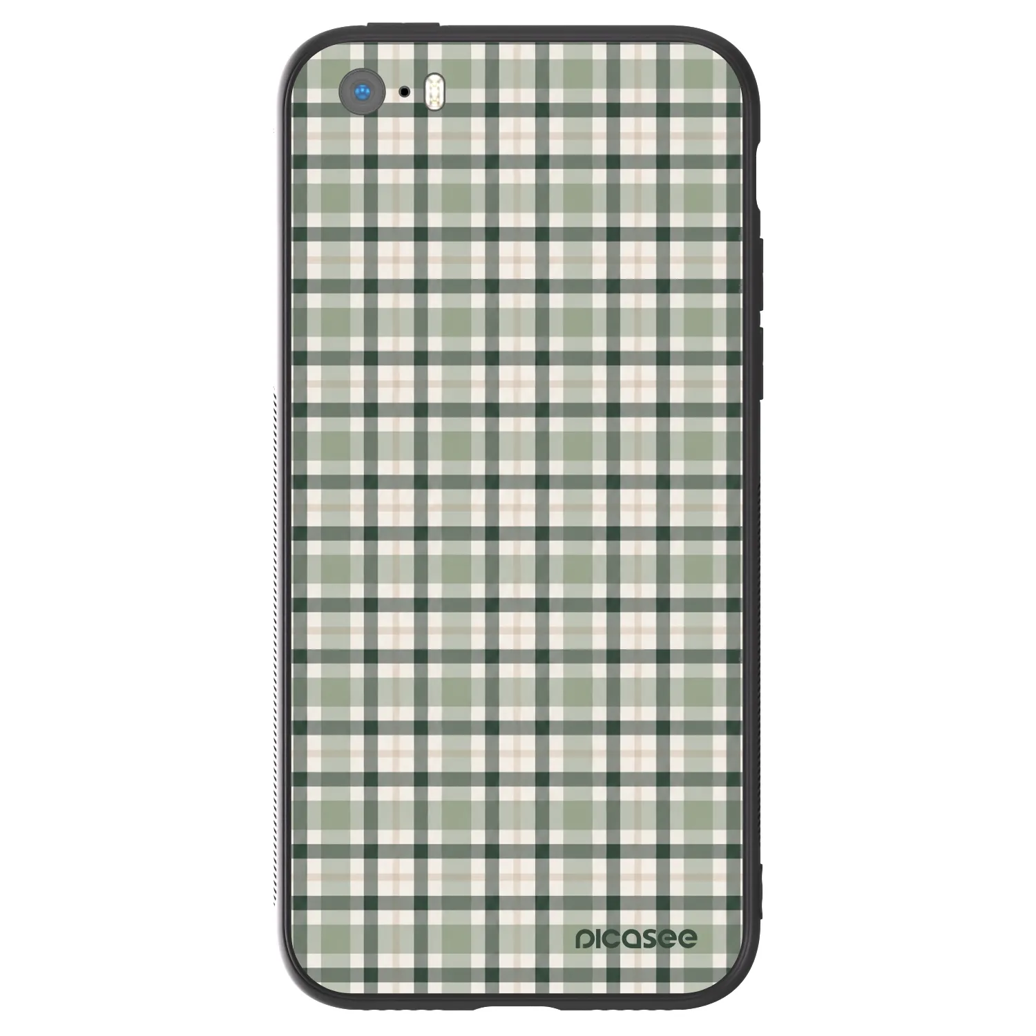 Picasee ULTIMATE CASE für Apple iPhone 5/5S/SE - Sage Tartan