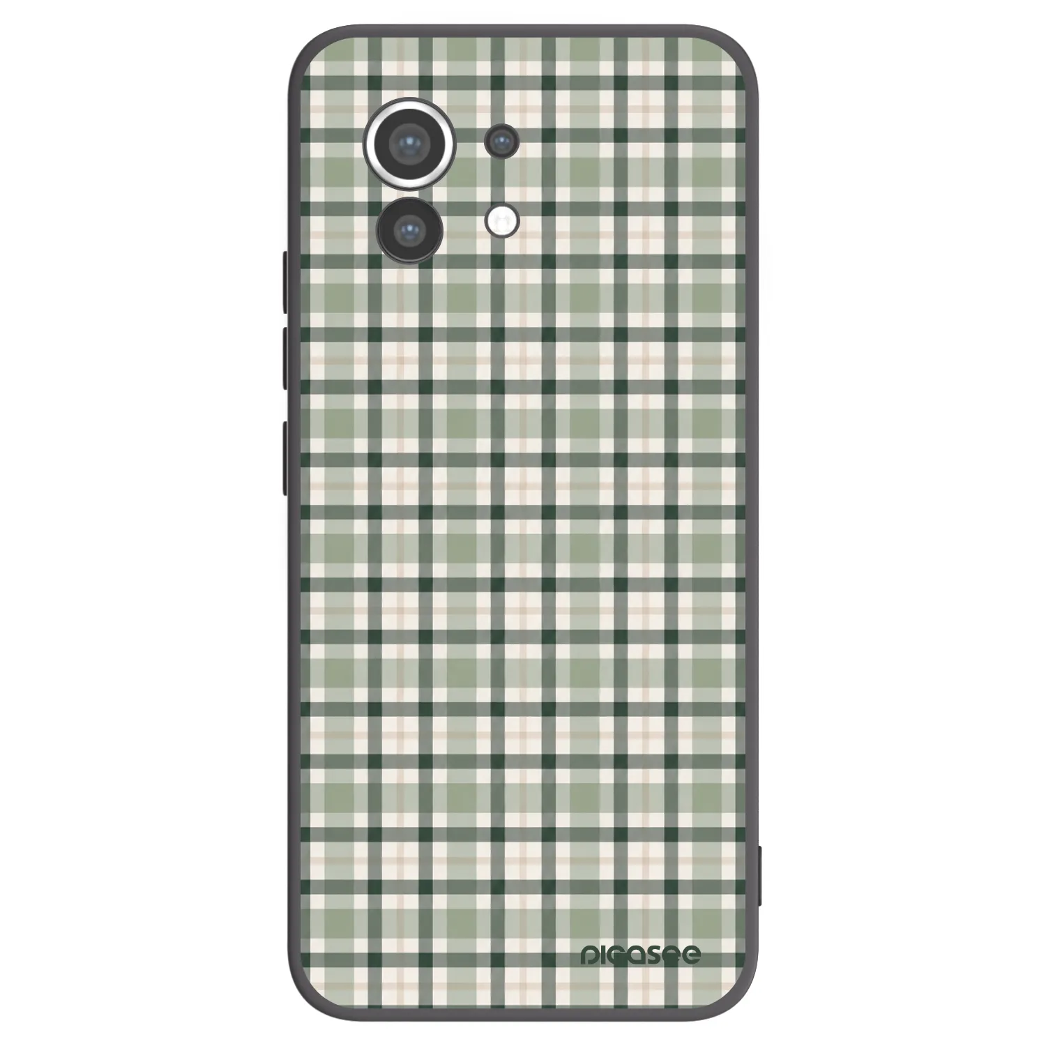 Picasee Xiaomi Mi 11 Hülle - Schwarzes Silikon - Sage Tartan