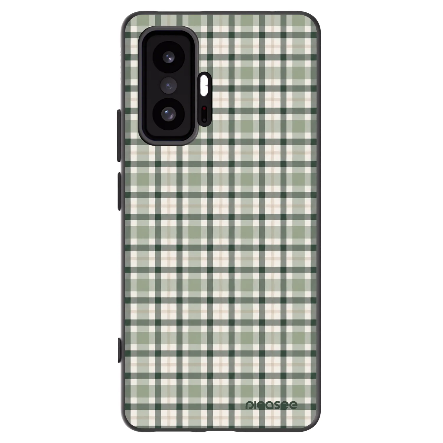 Picasee Xiaomi 11T Hülle - Schwarzes Silikon - Sage Tartan