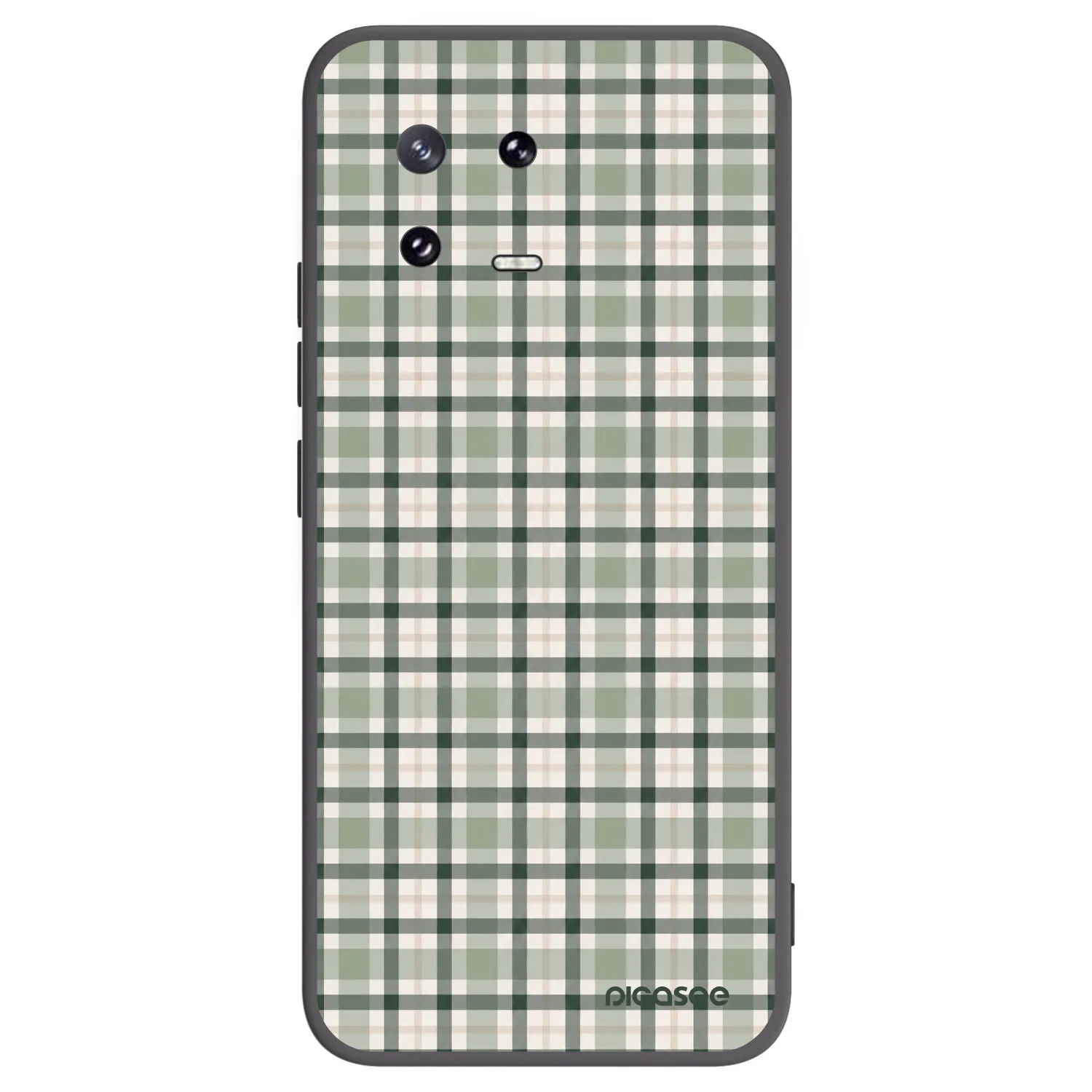 Picasee Xiaomi 13 Pro Hülle - Schwarzes Silikon - Sage Tartan