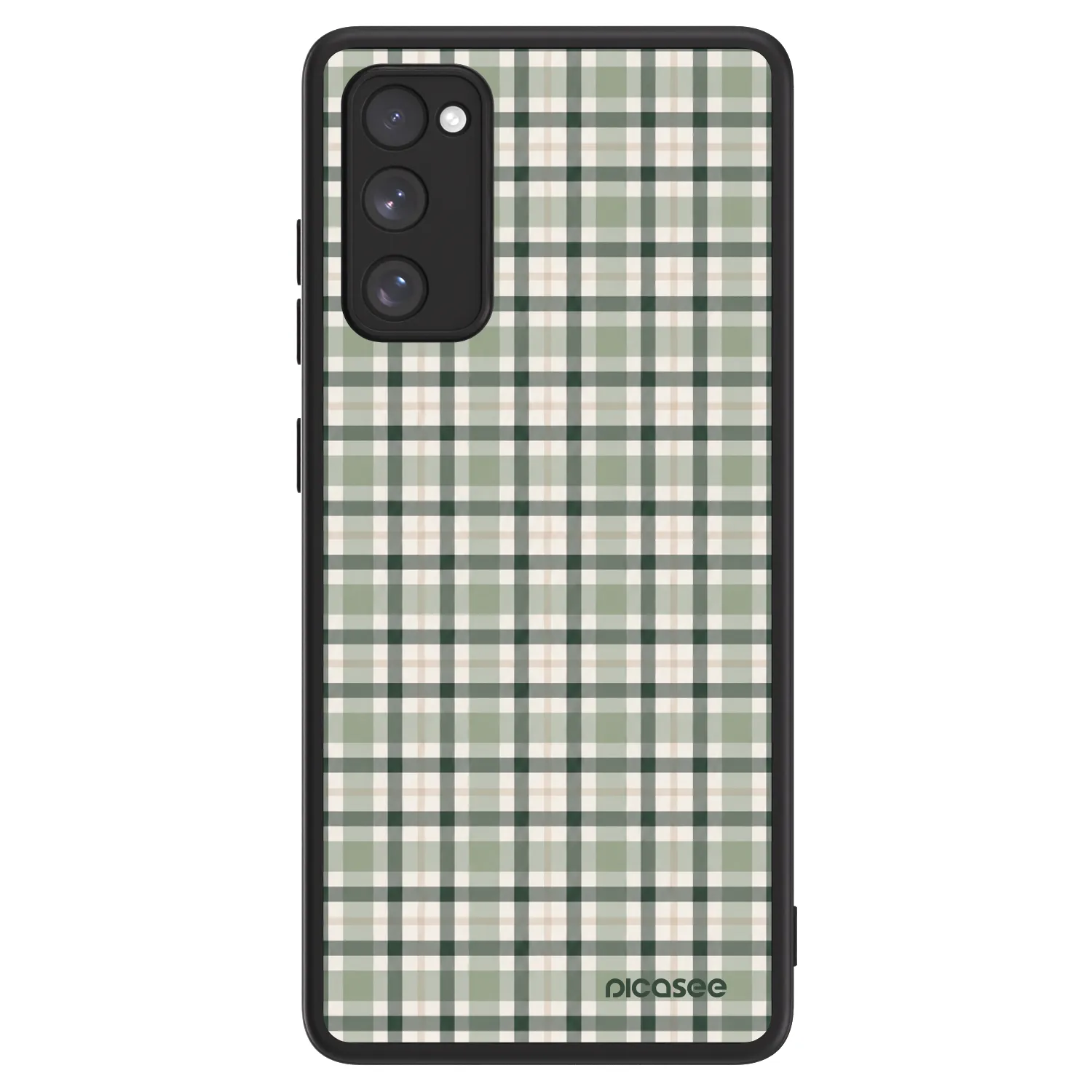 Picasee ULTIMATE CASE PowerShare für Samsung Galaxy S20 FE - Sage Tartan