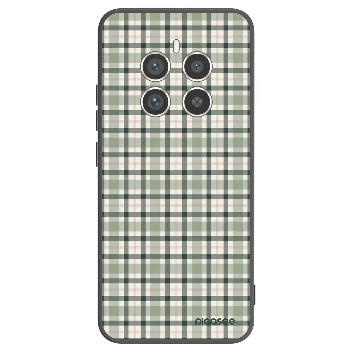 Picasee Realme 12 Pro 5G Hülle - Schwarzes Silikon - Sage Tartan