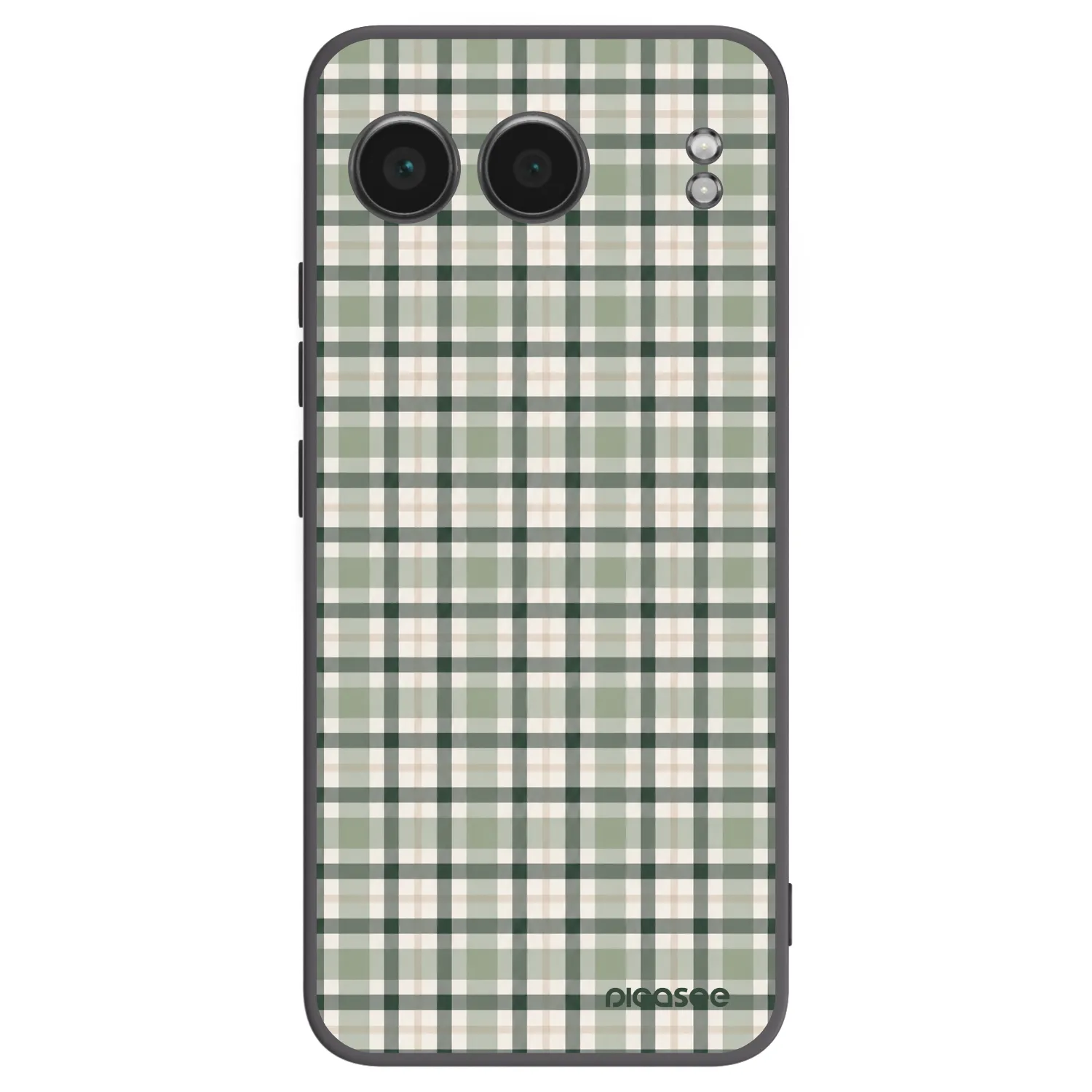 Picasee OnePlus Nord 4 Hülle - Schwarzes Silikon - Sage Tartan